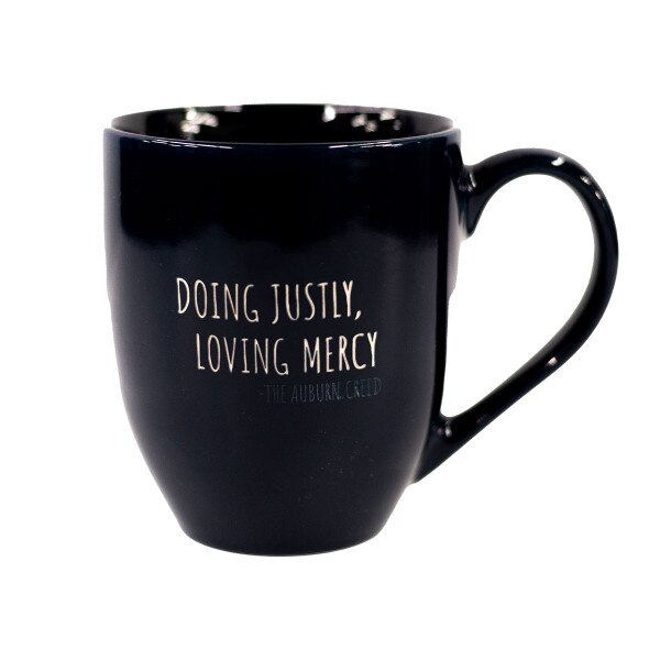 AU Creed doing justly, loving mercy mug